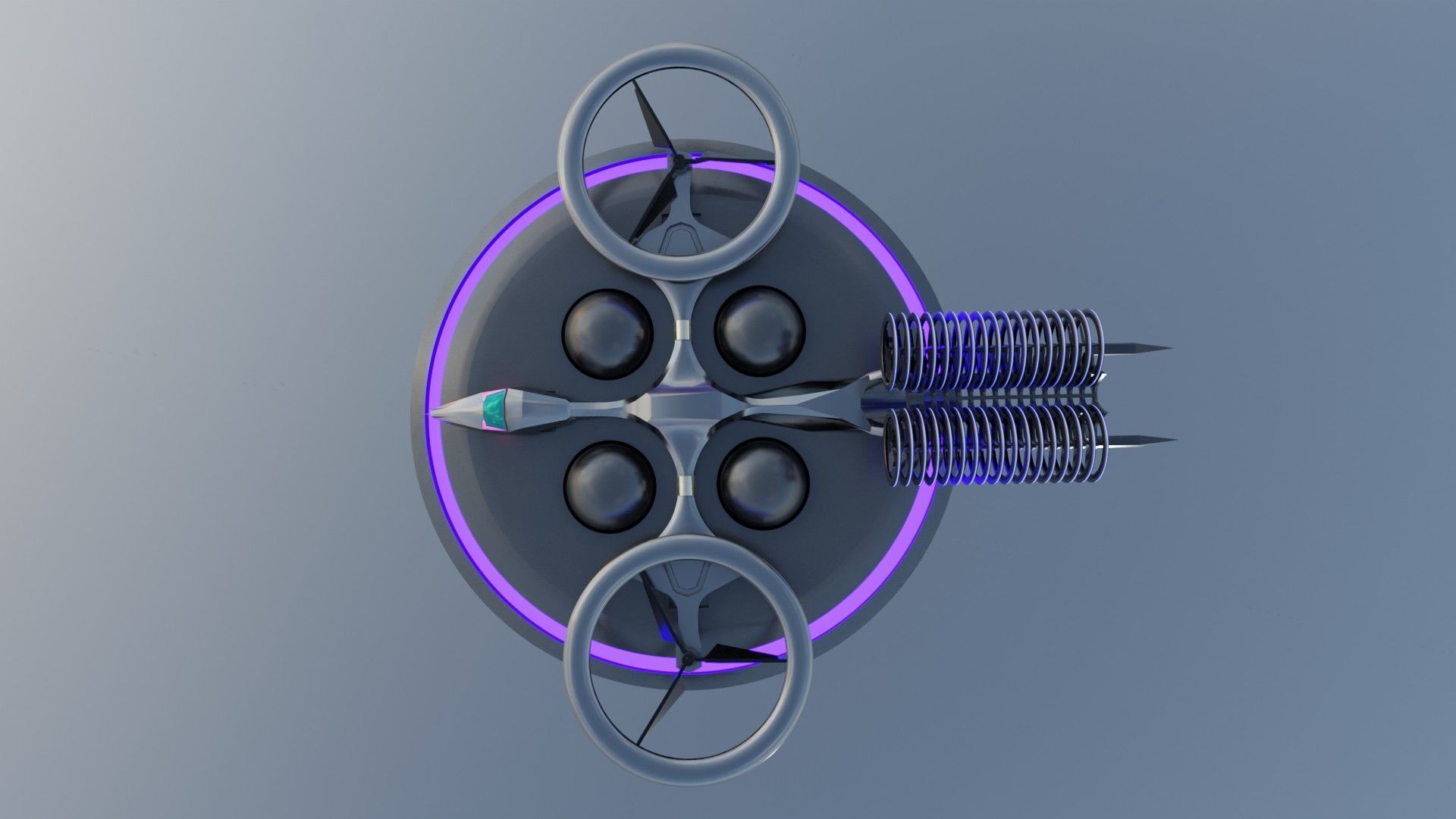 D1 Mosquito Drone 3D model_8