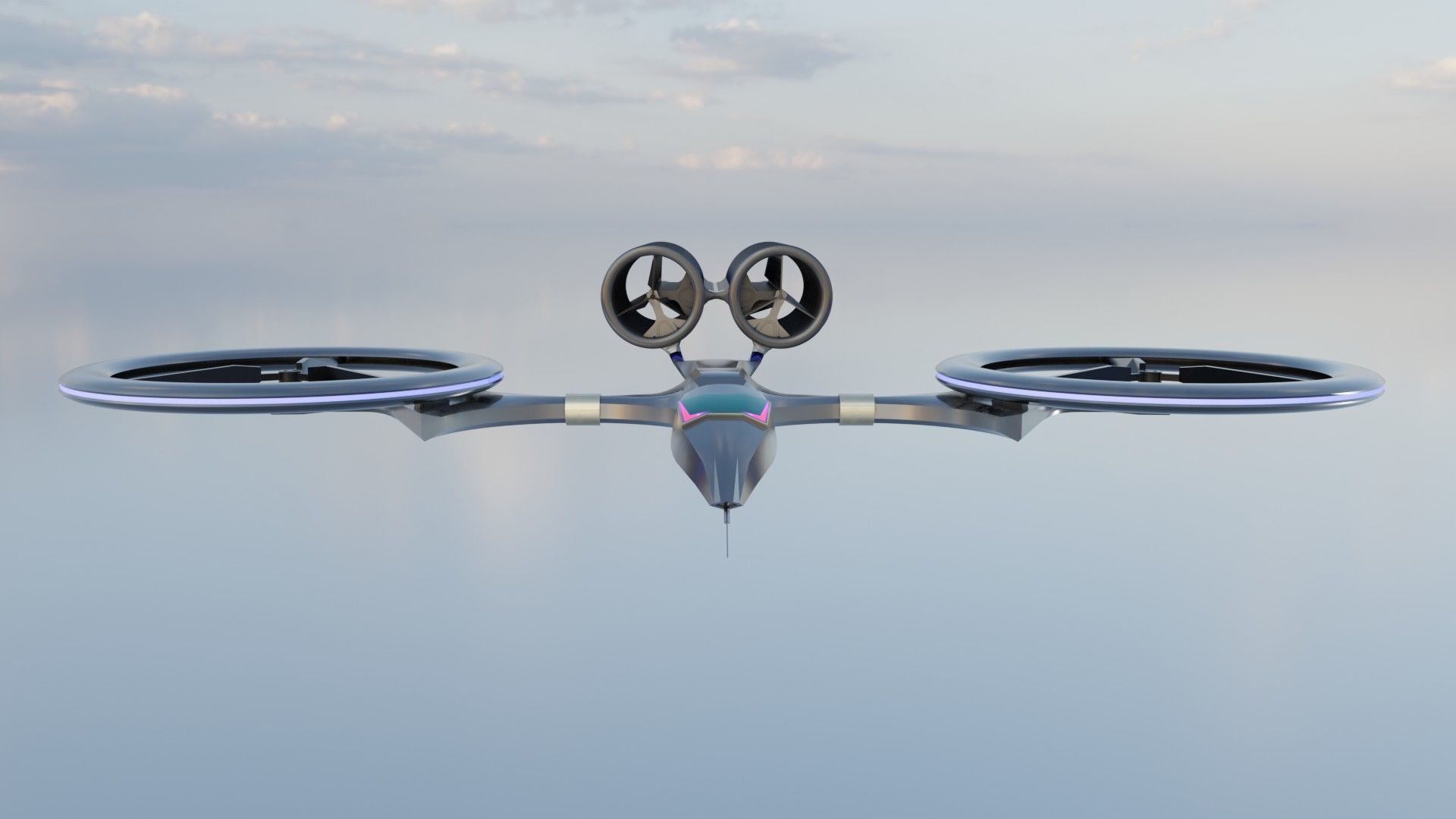 D1 Mosquito Drone 3D model_9