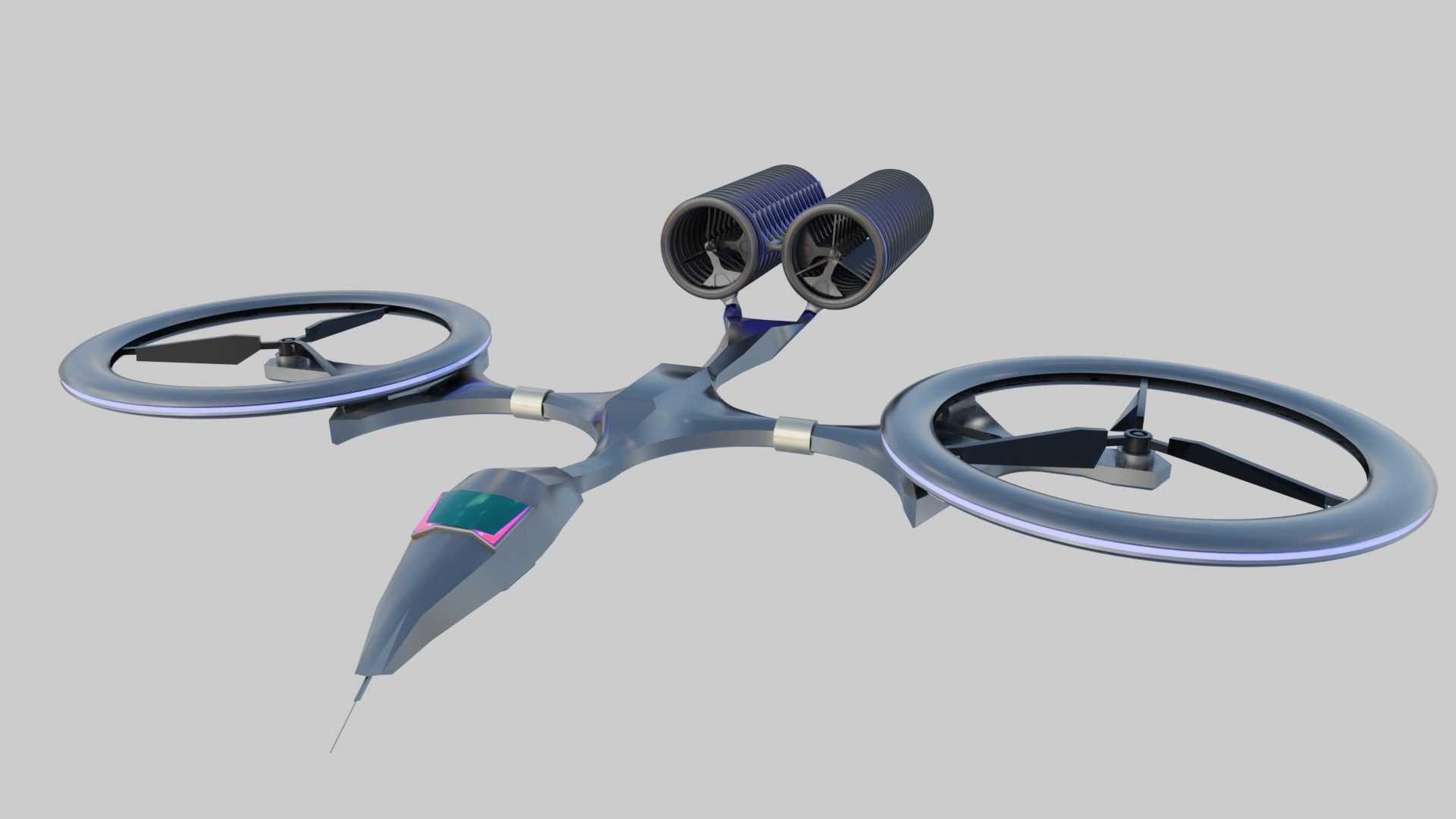 D1 Mosquito Drone 3D model_10