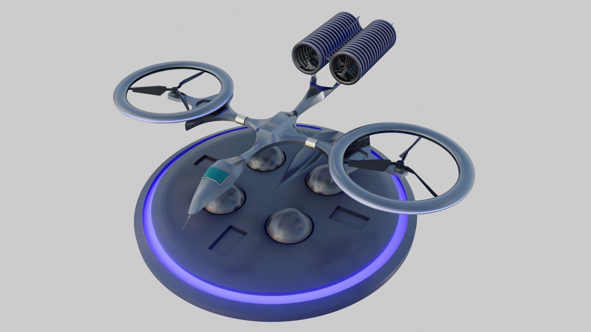 D1 Mosquito Drone 3D model_11