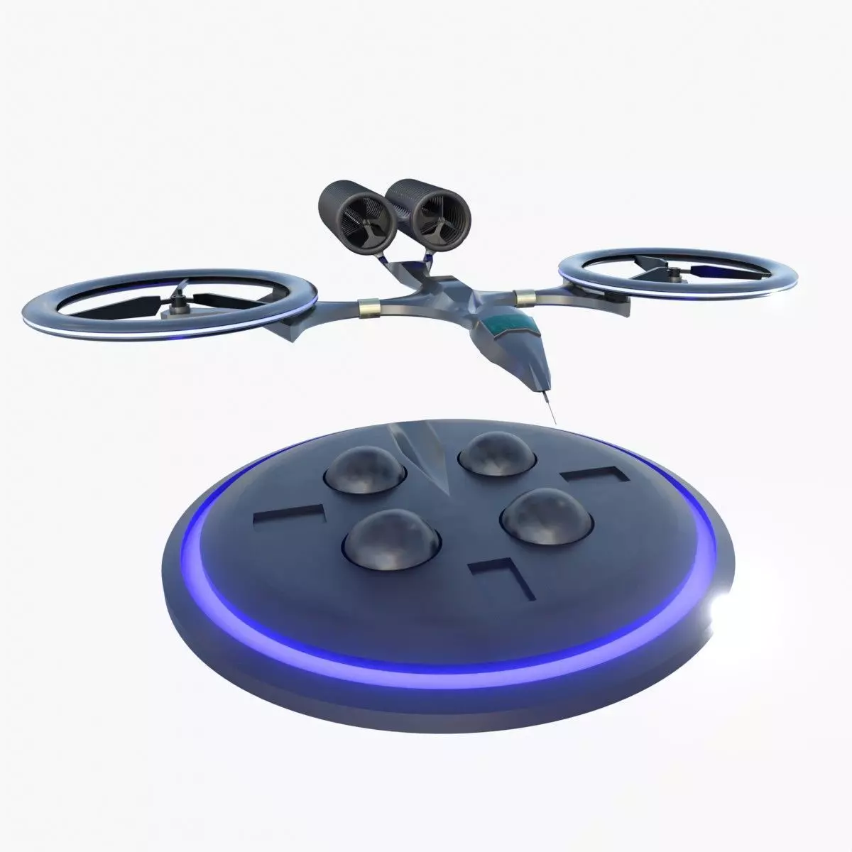 D1 Mosquito Drone 3D model_0