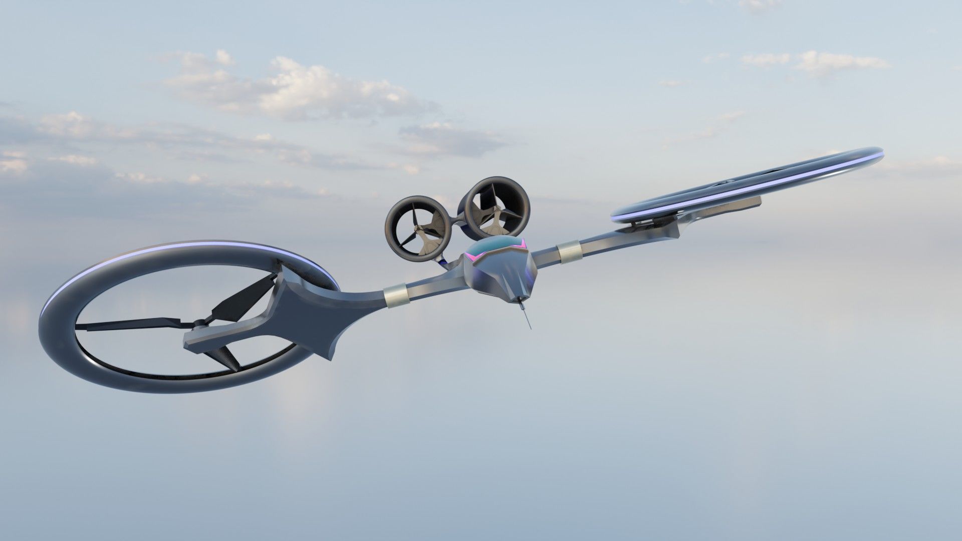 D1 Mosquito Drone 3D model_5