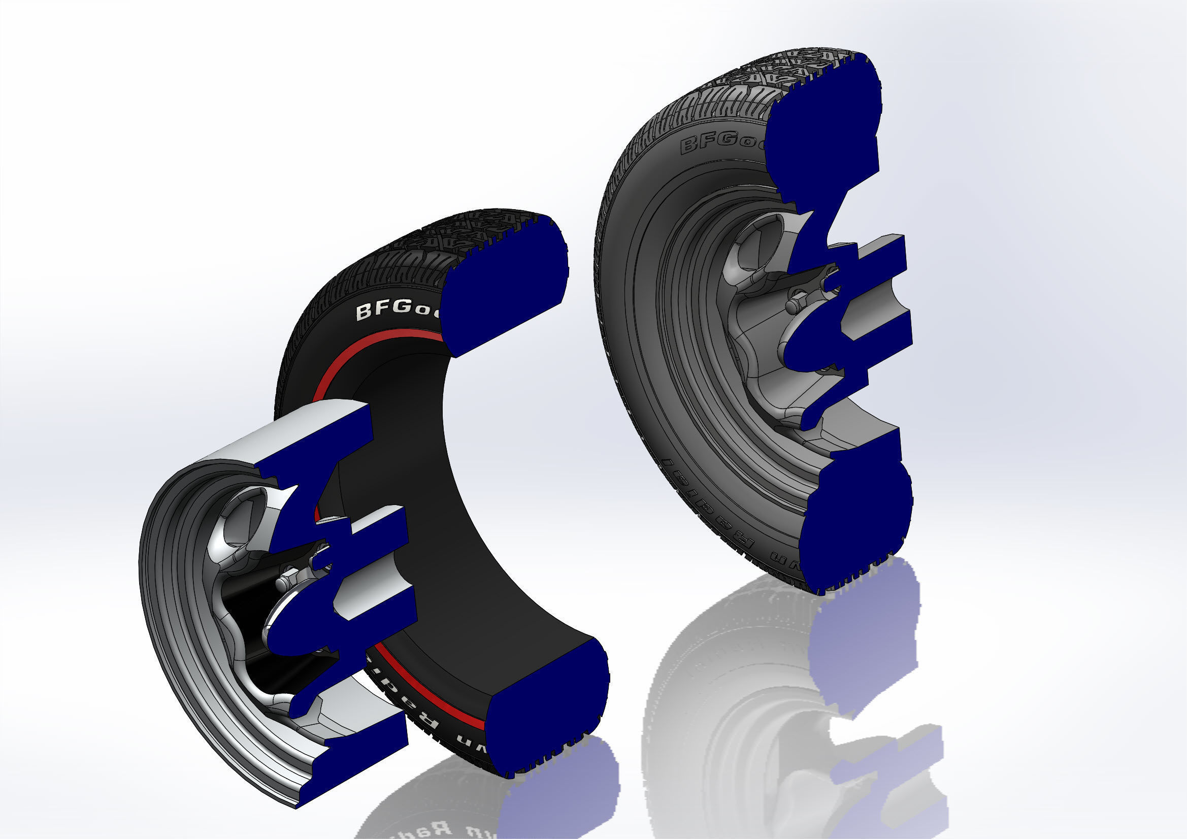 Custom wheels Motor Wheel Spyder for scale model 3D print model_10