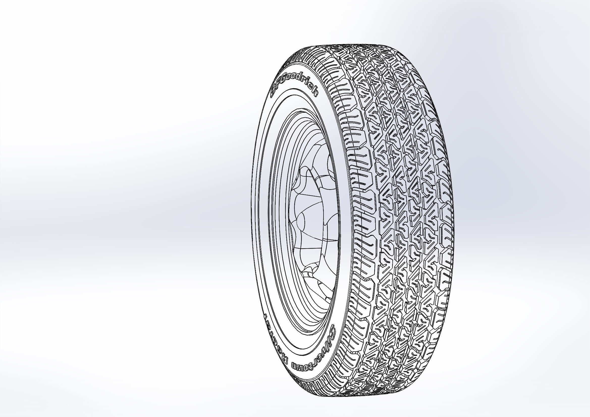 Custom wheels Motor Wheel Spyder for scale model 3D print model_4