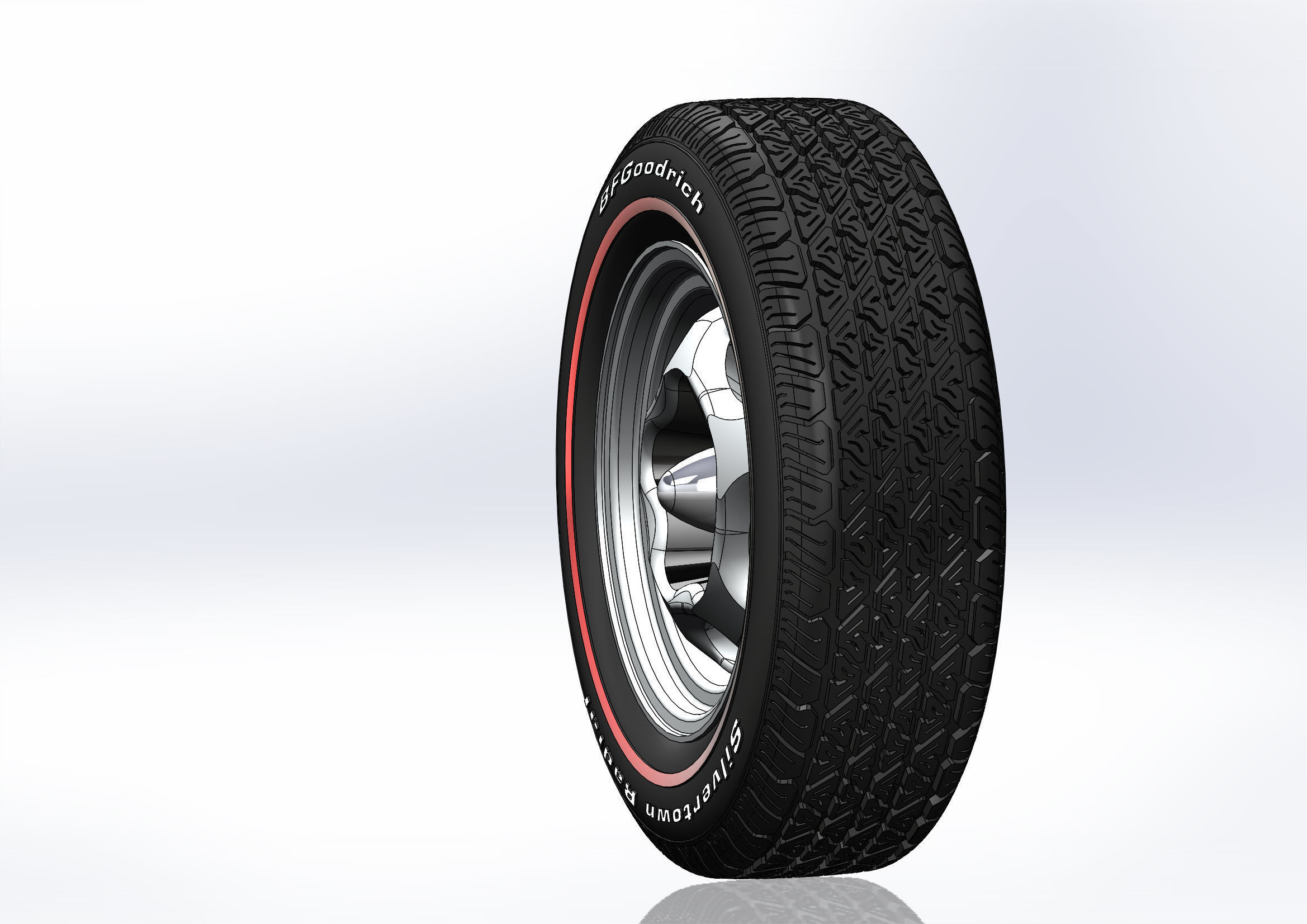 Custom wheels Motor Wheel Spyder for scale model 3D print model_3