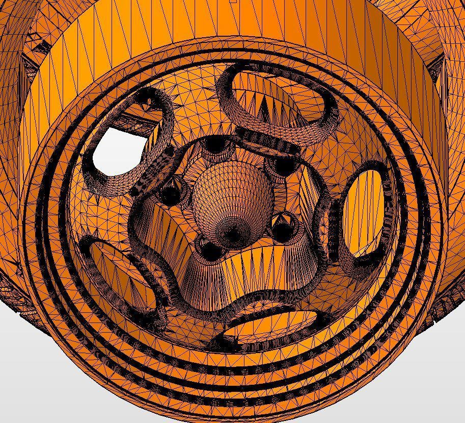 Custom wheels Motor Wheel Spyder for scale model 3D print model_15