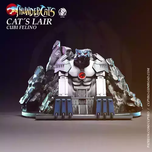 Cats Lair Cubil felino Thundercats Cubil STL 3d printing 3D print model