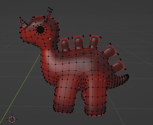 Dinosaurs plushies 3D model_5