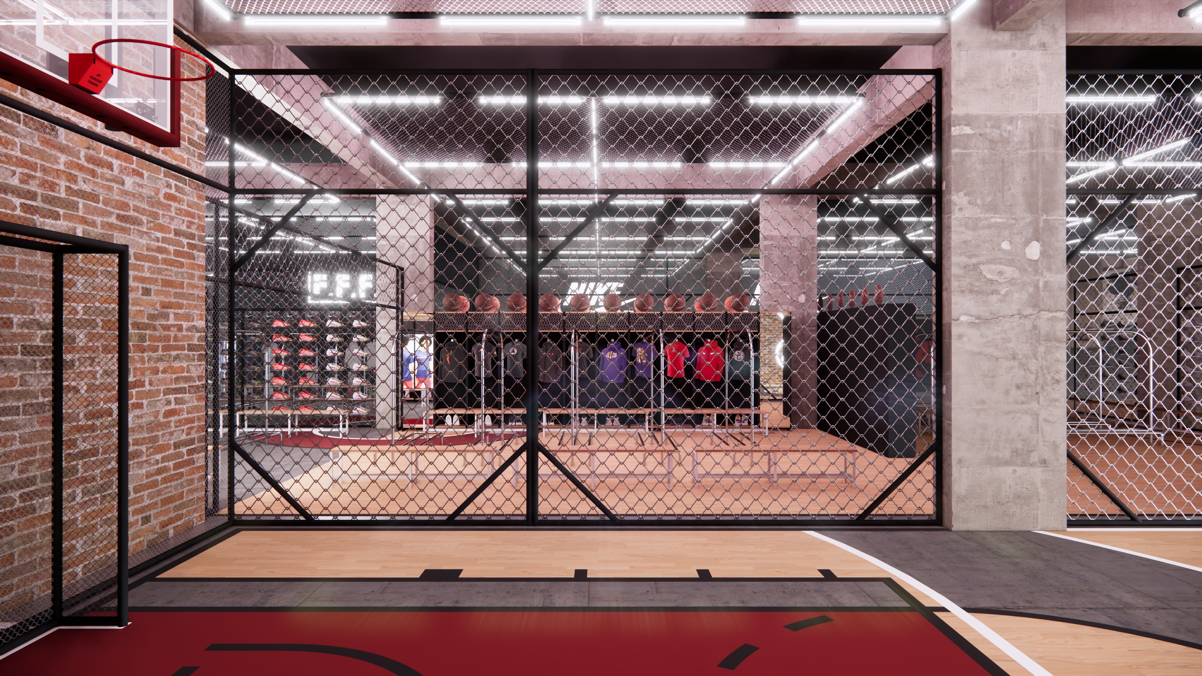 Nike Flagship Store 3D model_2