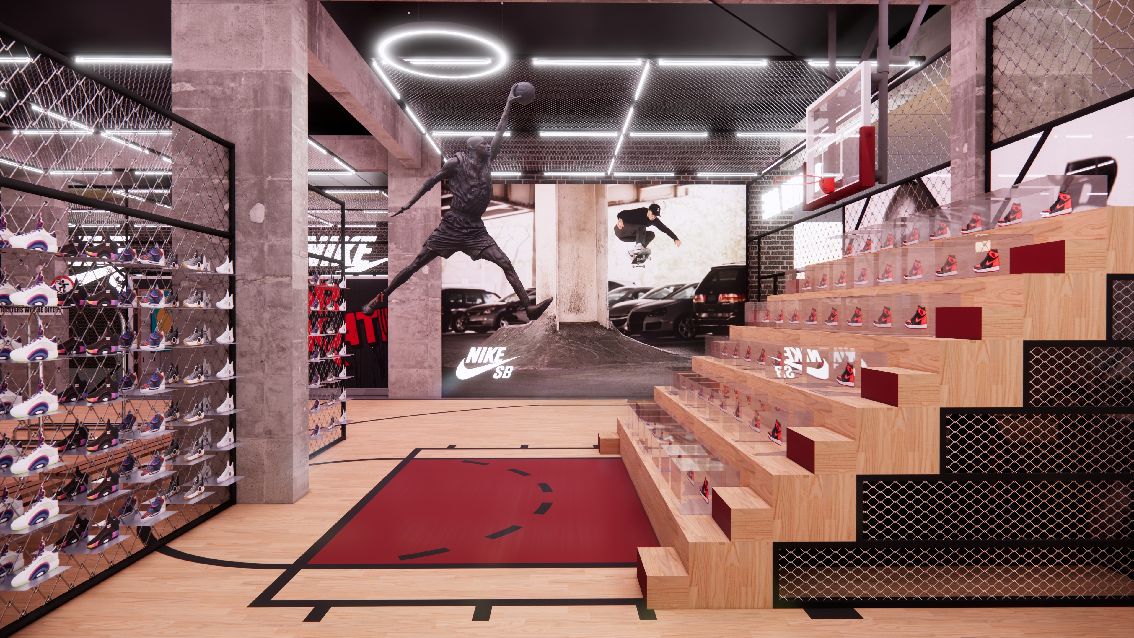 Nike Flagship Store 3D model_3