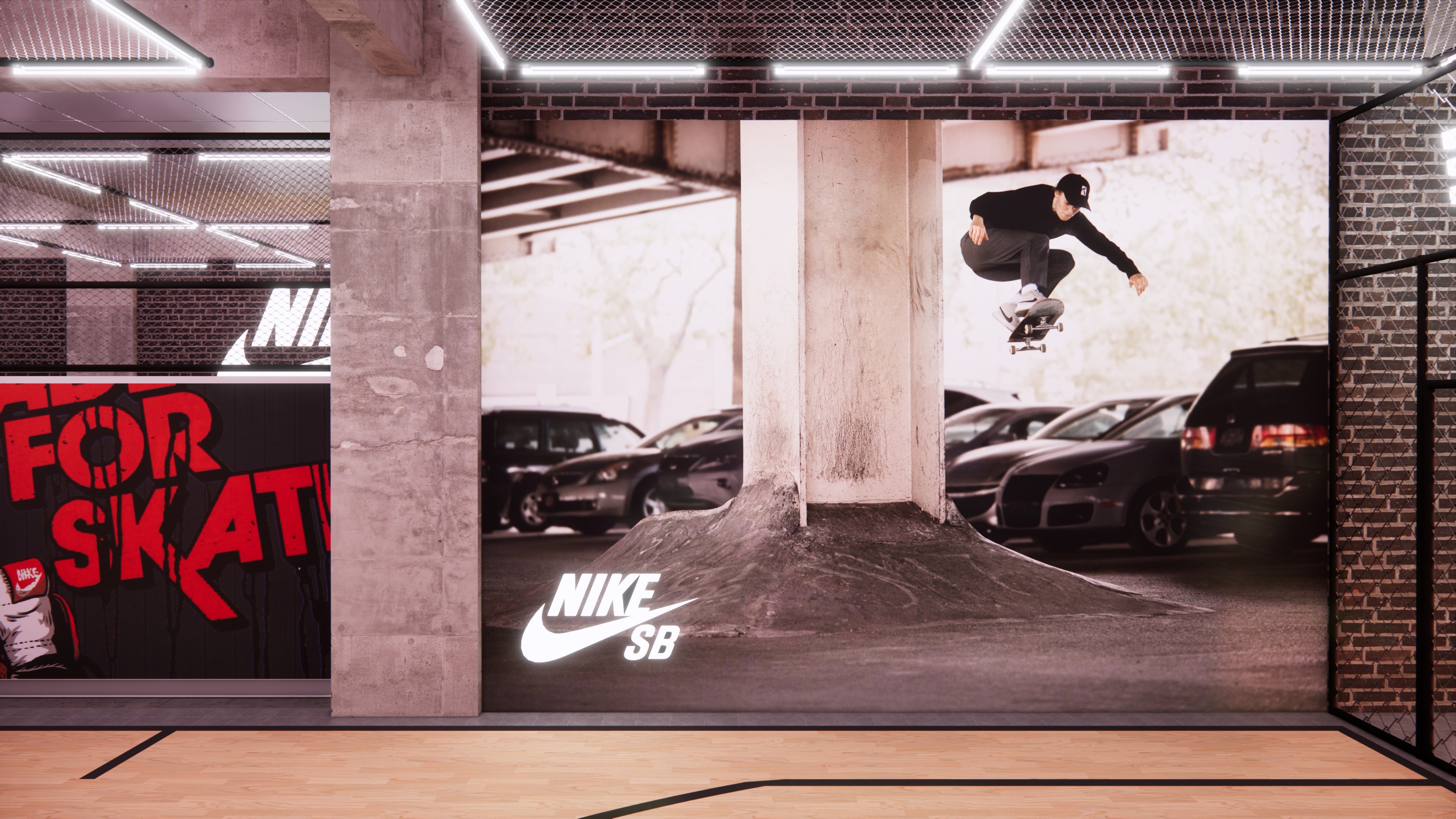 Nike Flagship Store 3D model_14