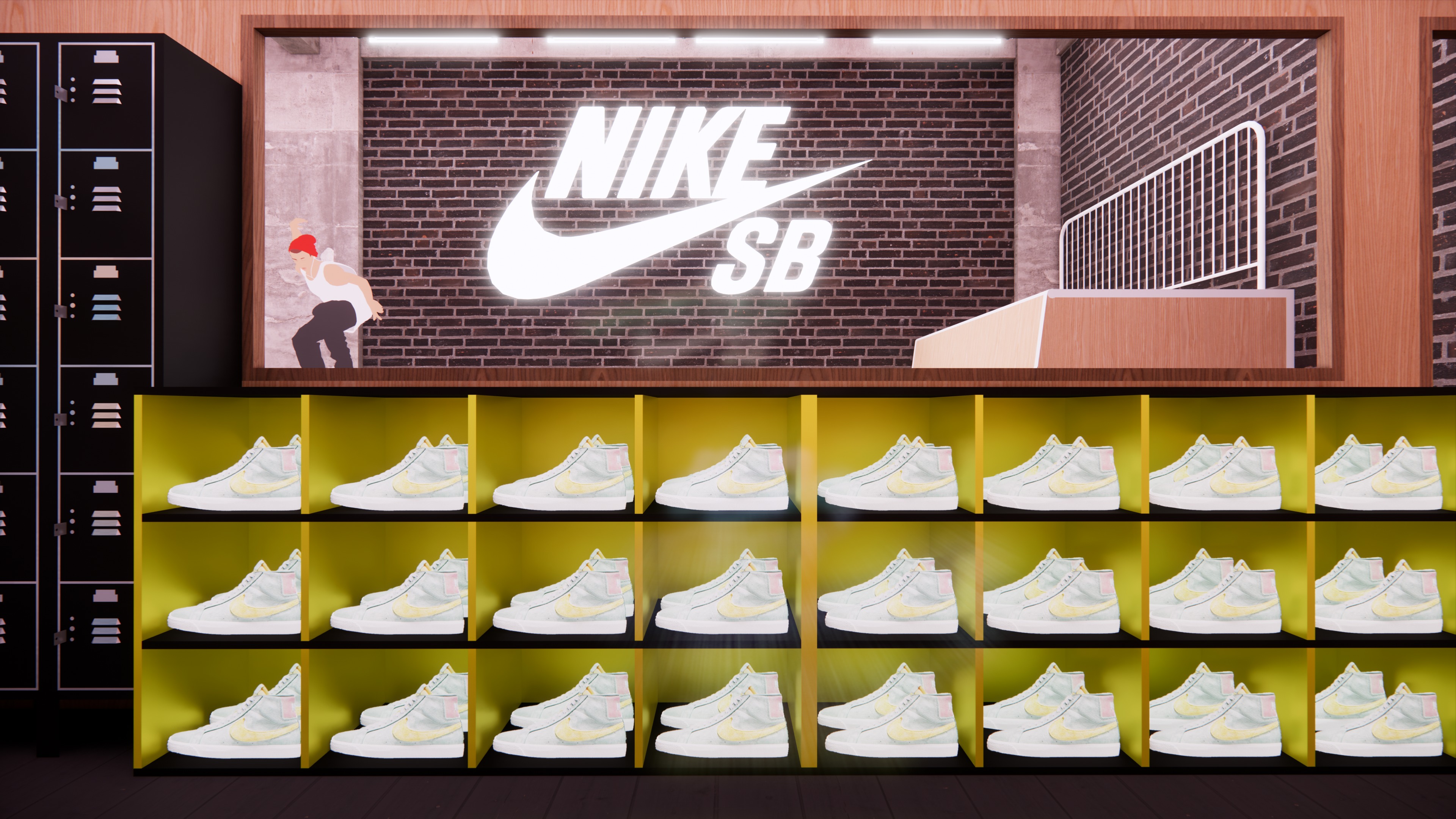 Nike Flagship Store 3D model_16