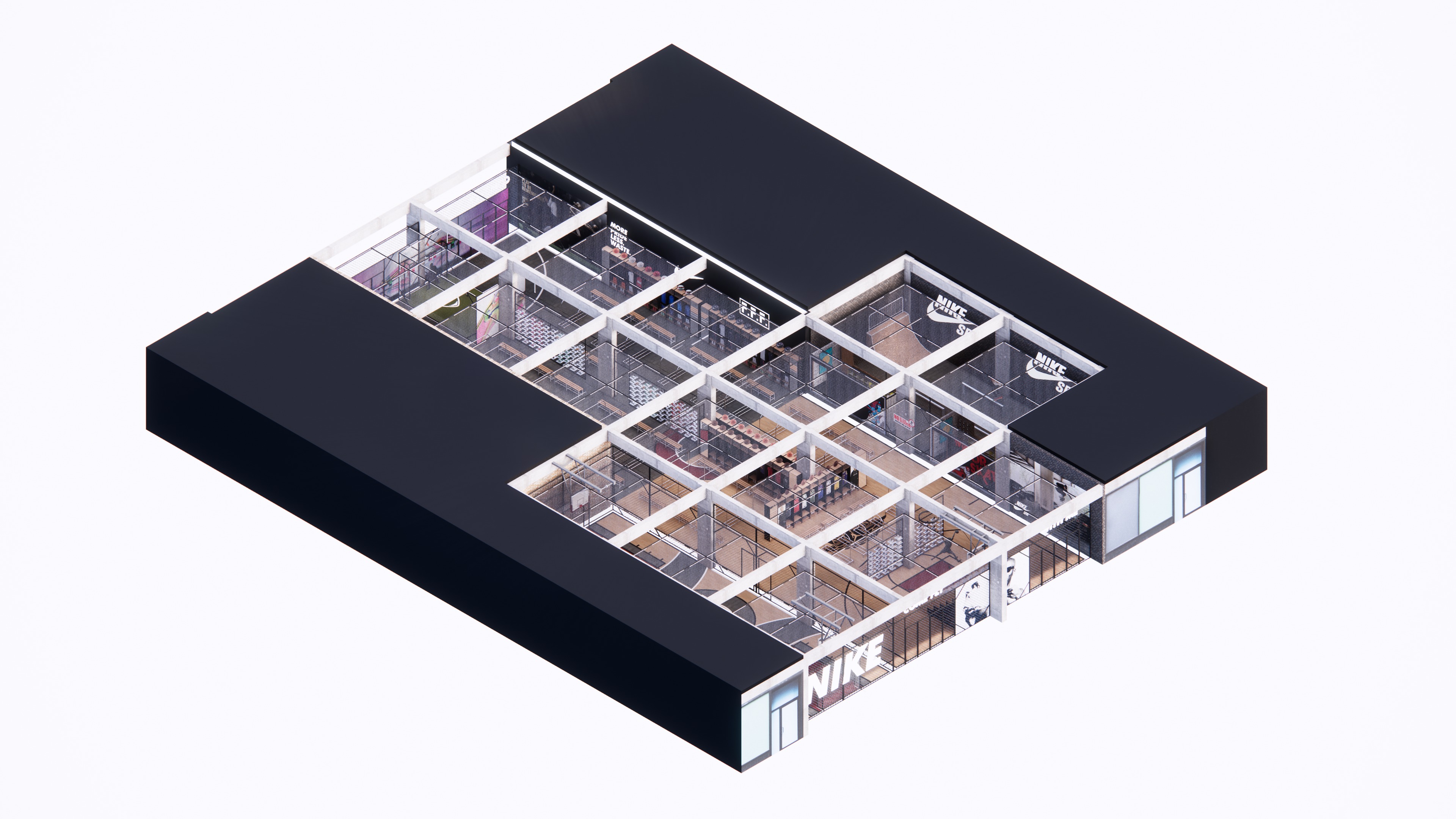 Nike Flagship Store 3D model_22