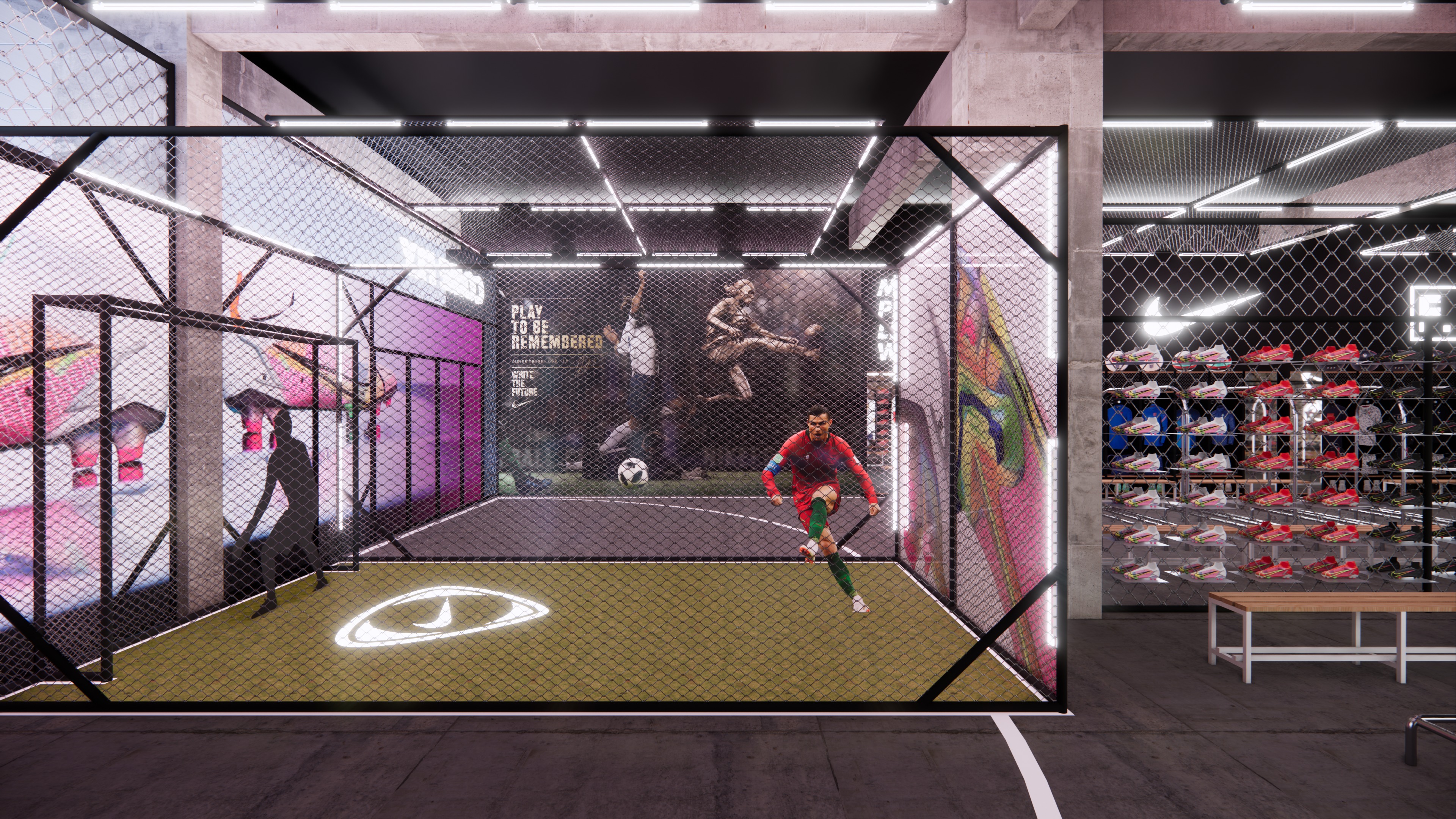 Nike Flagship Store 3D model_12