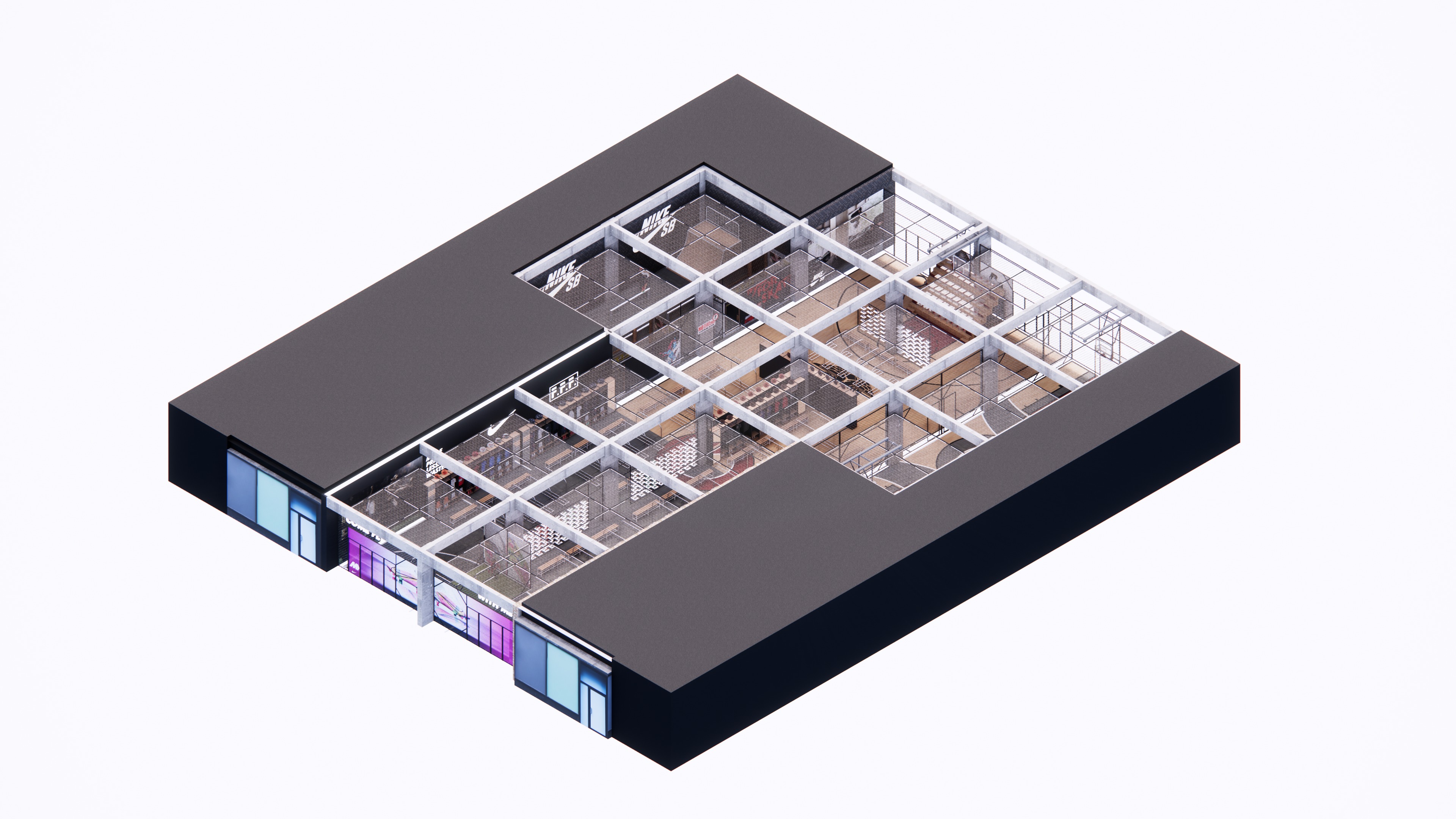 Nike Flagship Store 3D model_24