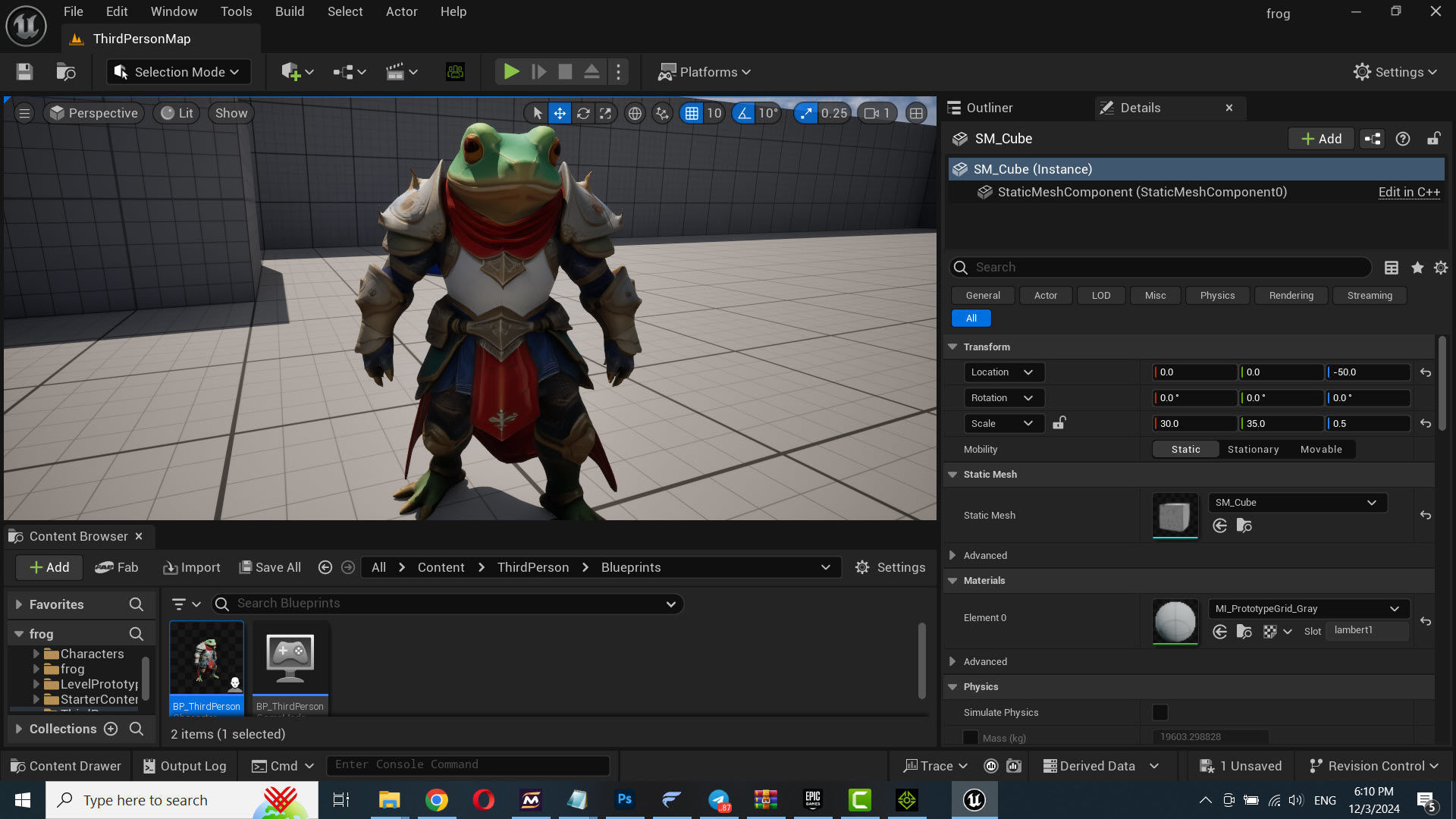 Big Warrior armor frog Rigged 2500 Free animations tutorial Low-poly 3D model_18