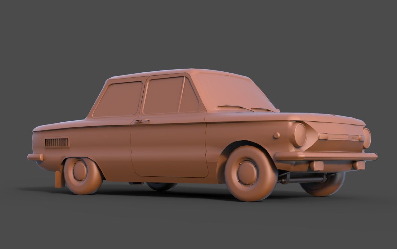 Zaz 968 3D print model_1