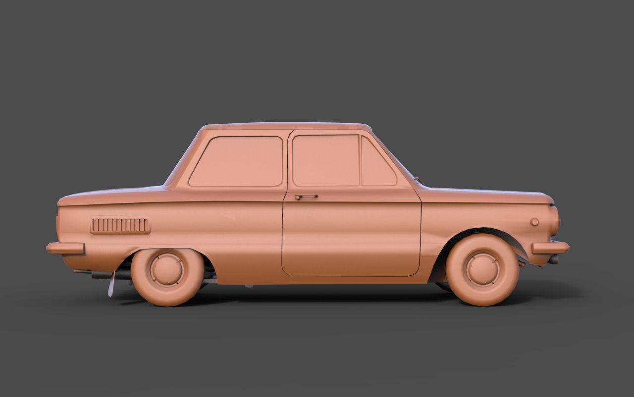 Zaz 968 3D print model_2