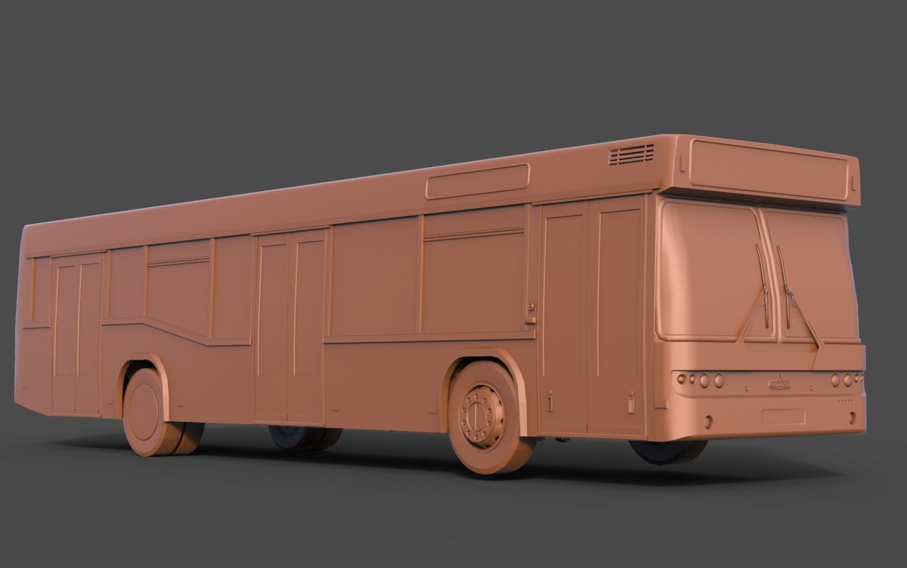 Maz 203 3D print model_1