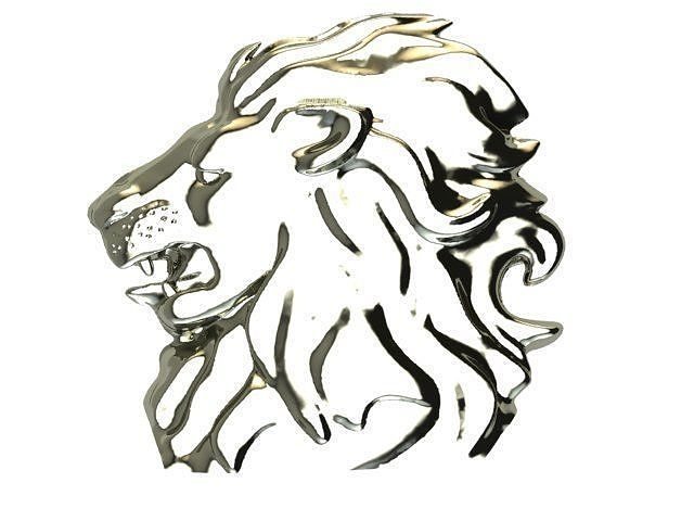 Head of lion 3D print model