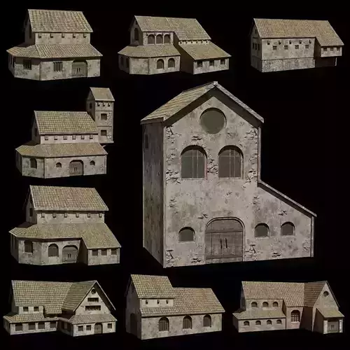 old building collection model