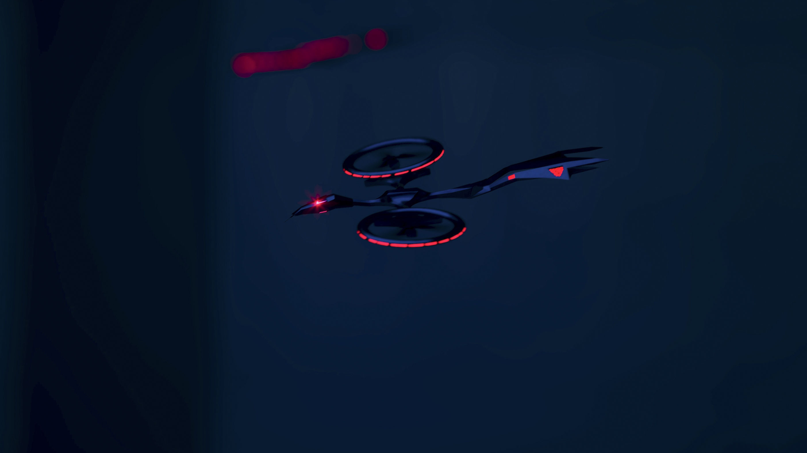 D2 Mosquito Drone Low-poly 3D model_21