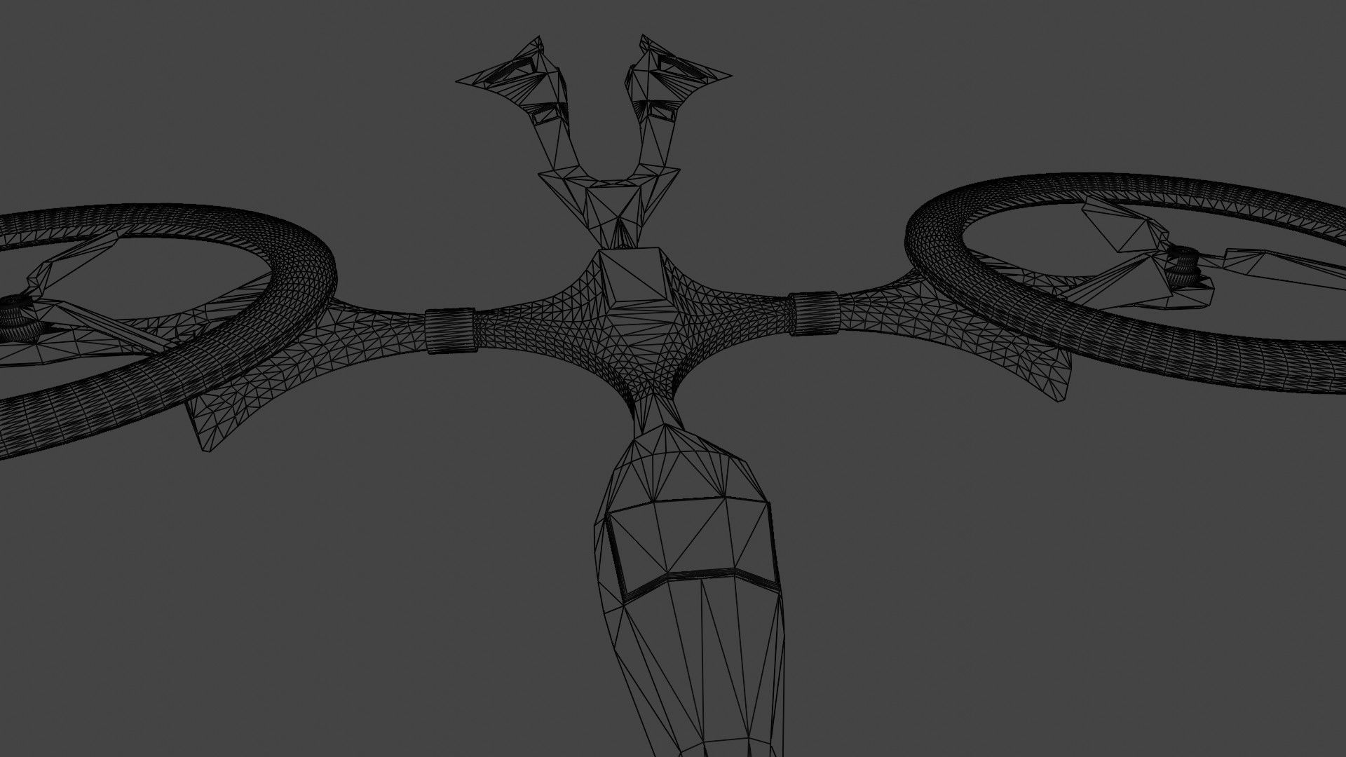 D2 Mosquito Drone Low-poly 3D model_18