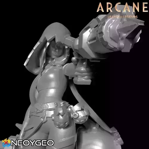 JINX ARCANE PRODIGY - LEAGUE OF LEGENDS 3D print model