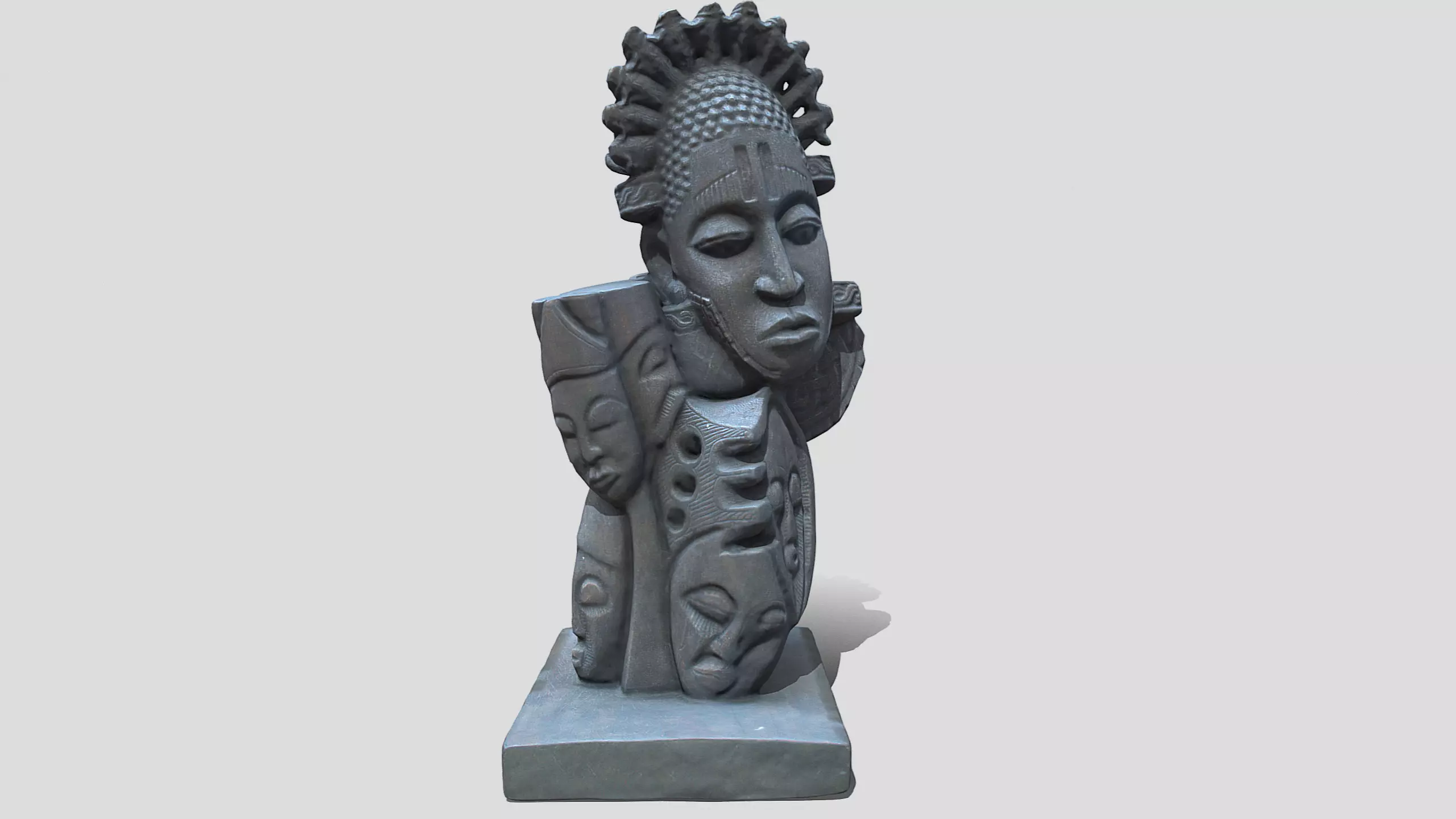 Faces Of Legacy Low-poly 3D model