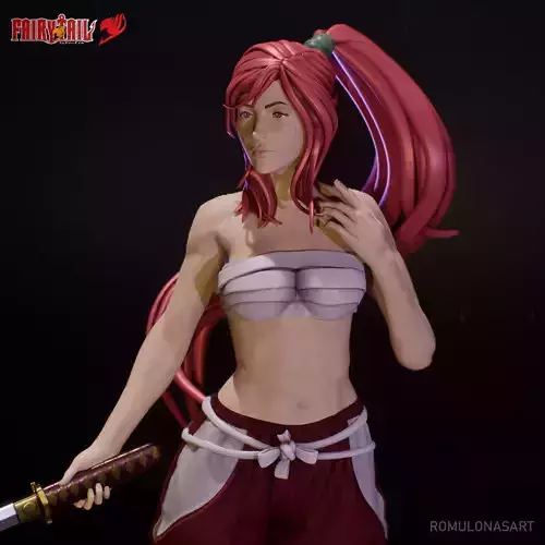 Erza Scarlet - Fairy Tail 3D print model