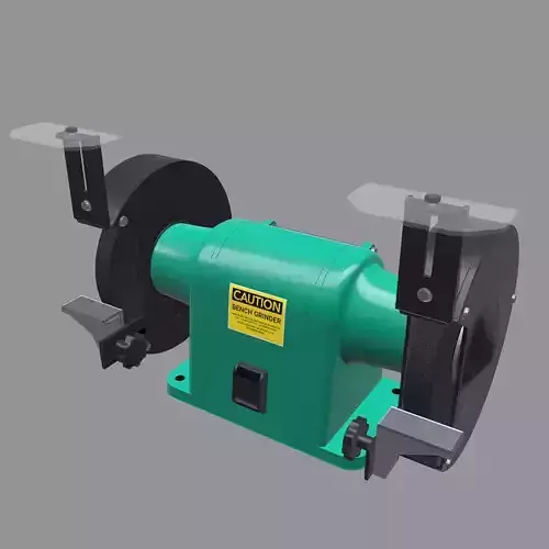 Bench Grinder L-1 Low Poly Low-poly 3D model