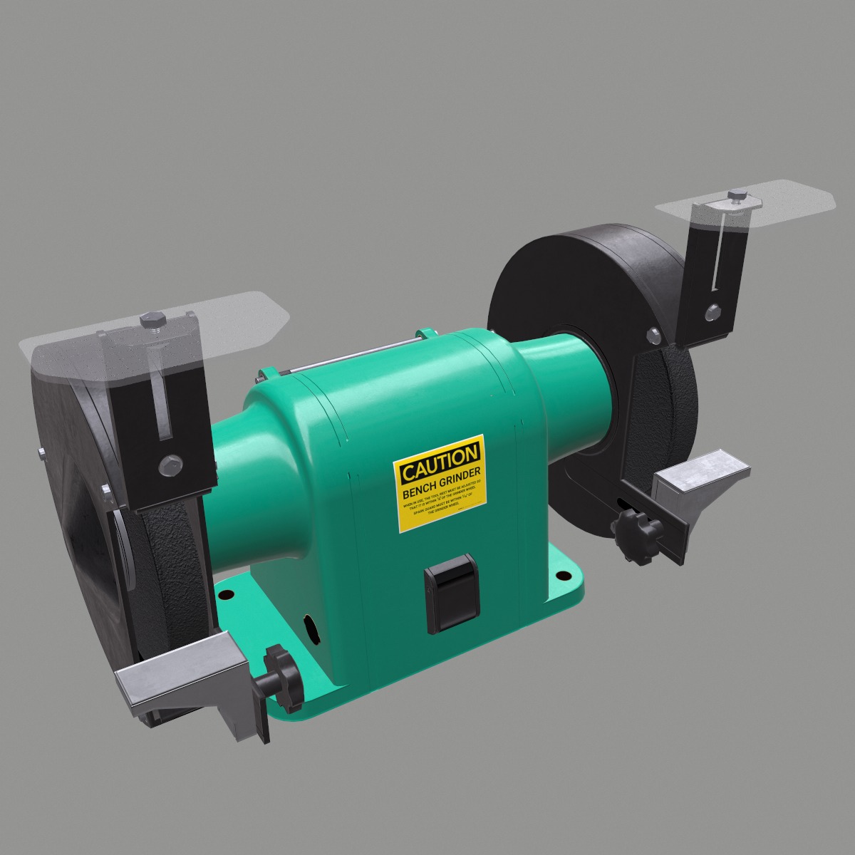 Bench Grinder L-1 Low Poly Low-poly 3D model_5