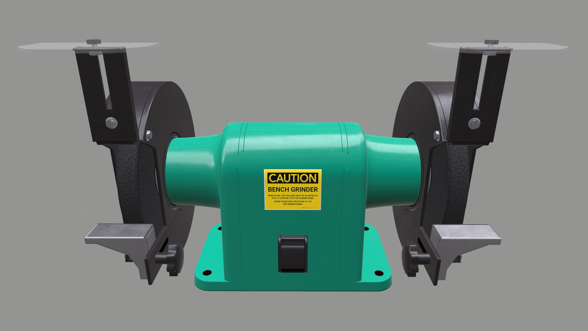 Bench Grinder L-1 Low Poly Low-poly 3D model_14