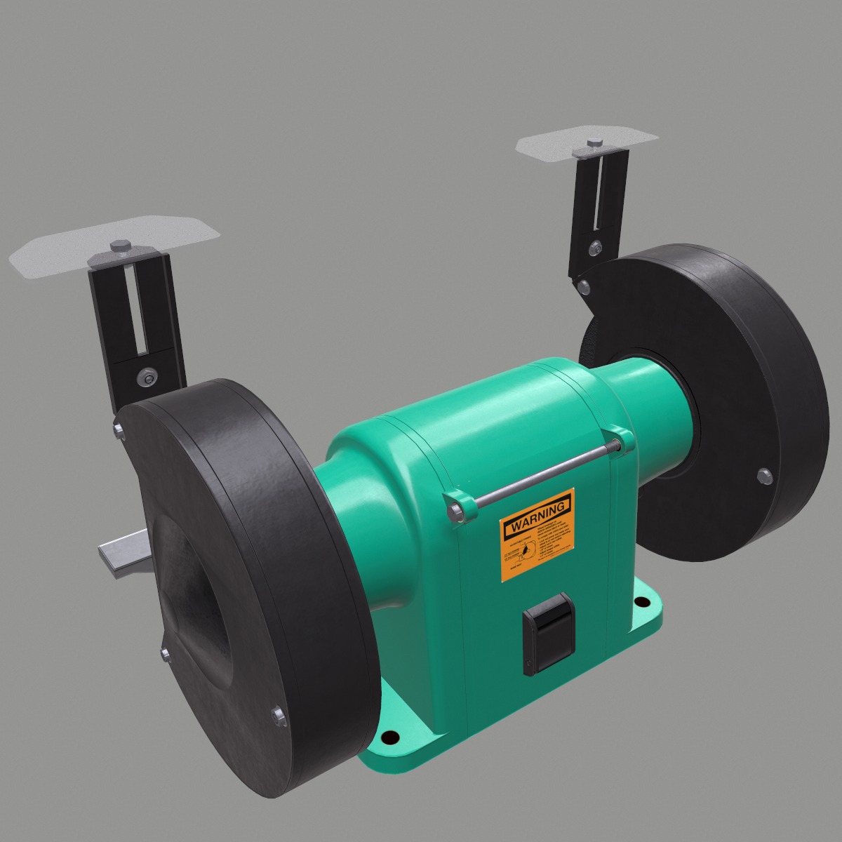 Bench Grinder L-1 Low Poly Low-poly 3D model_4