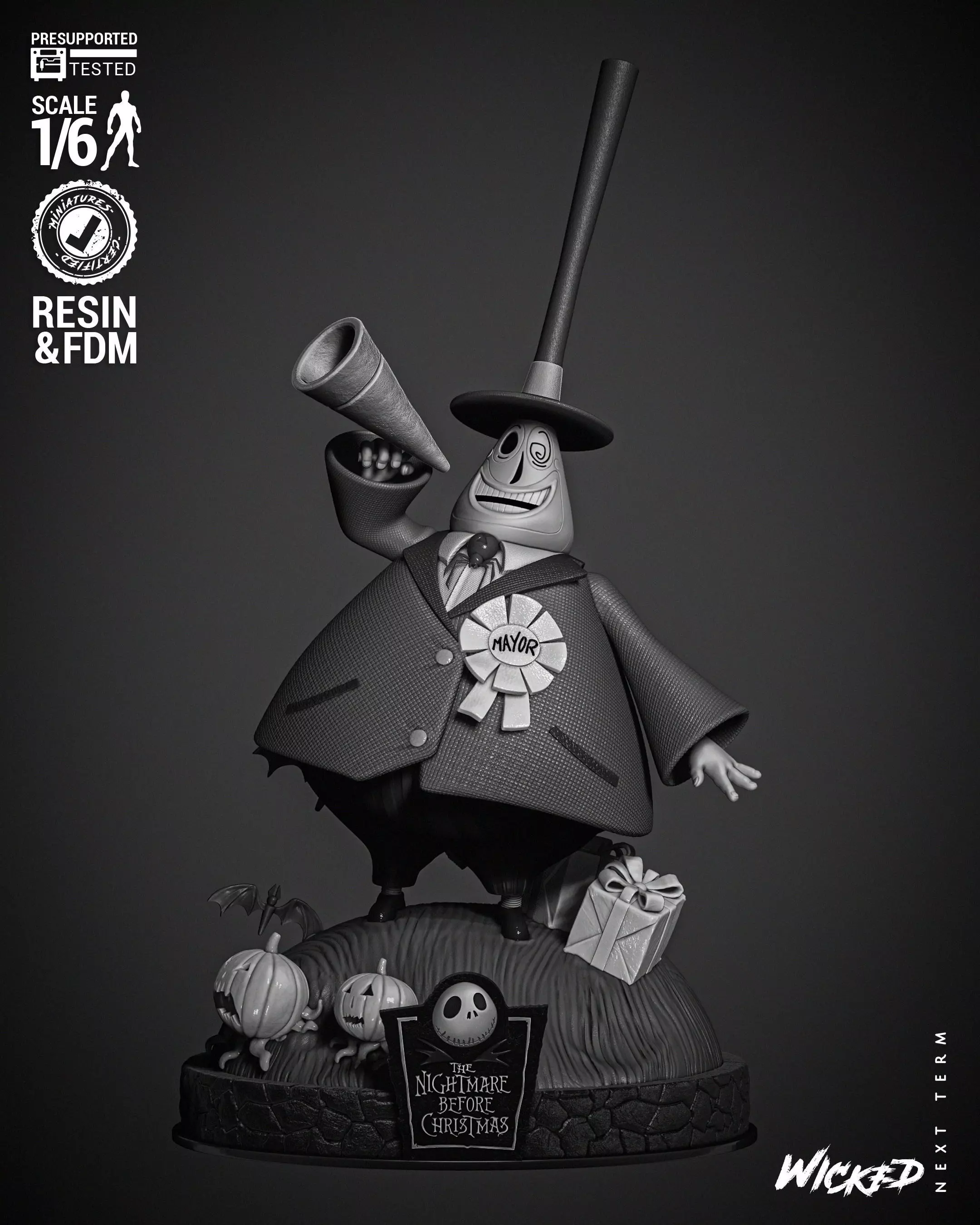 Wicked Movies Mayor Sculpture 3D print model