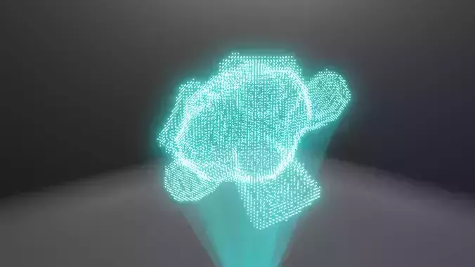 Sci-Fi Customizable Hologram Free 3D model