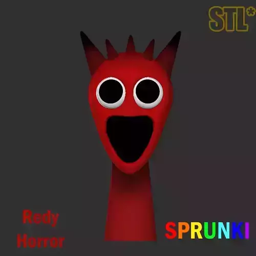 Sprunki Incredibox Redy Horror Sprunki STL 3D