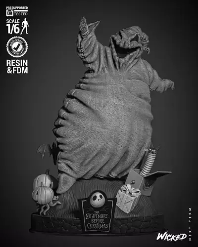 Wicked Movies Oggie Boogie Sculpture 3D print model