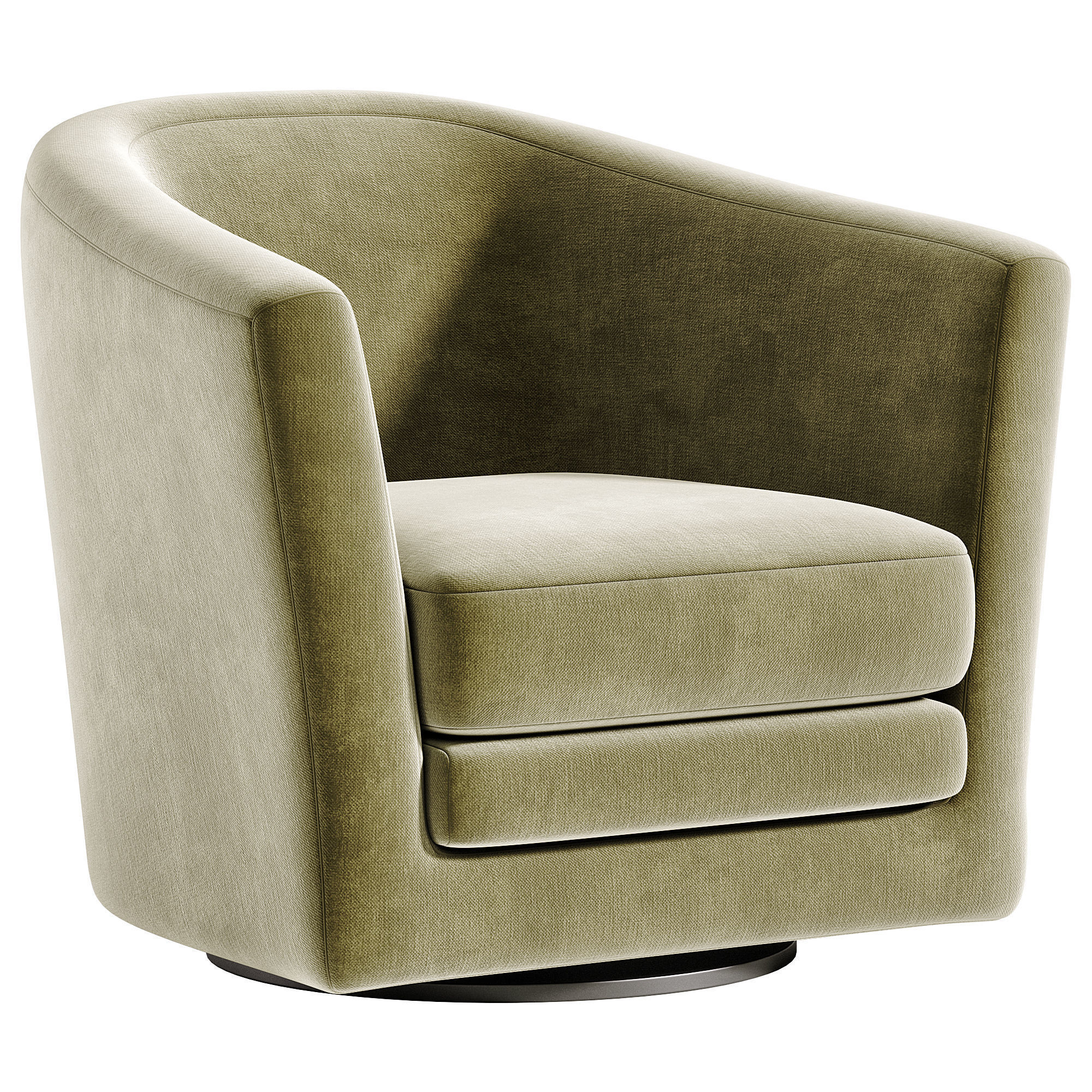 Fauteuil 387 TIMES Groen 3D model_3