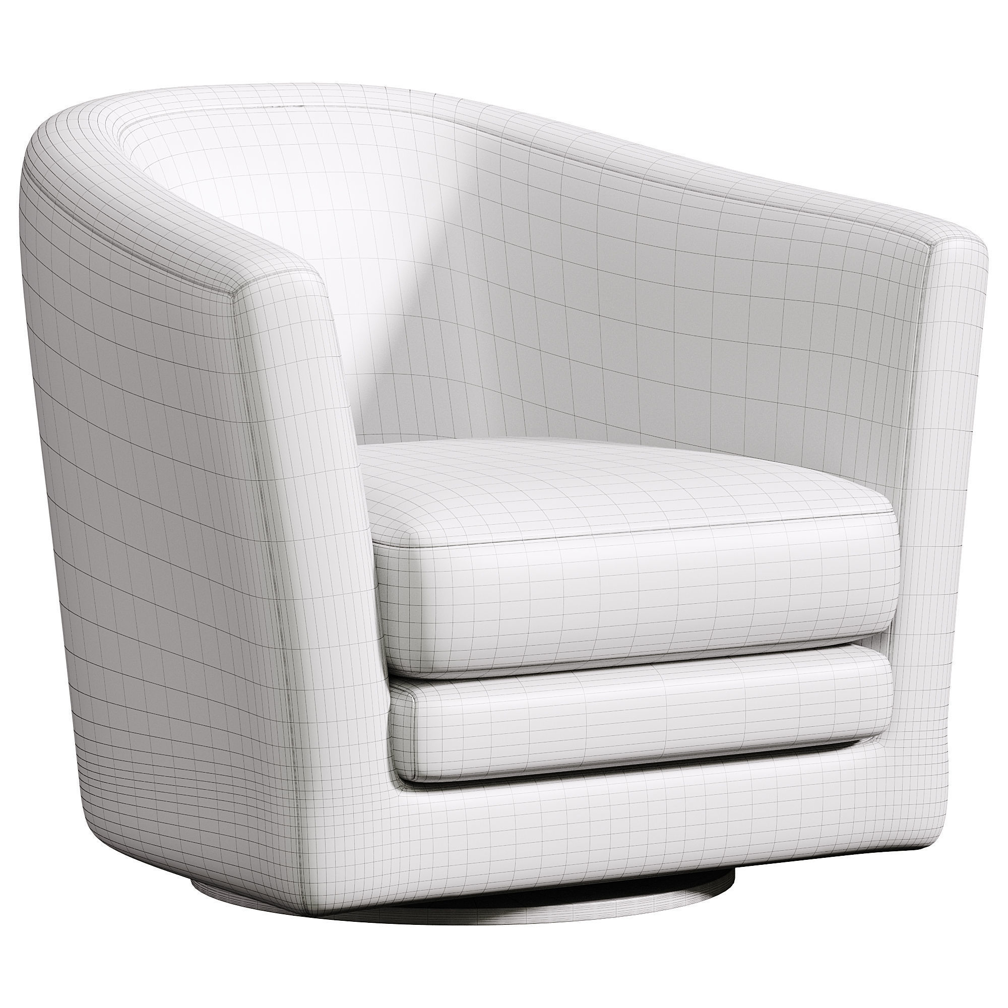 Fauteuil 387 TIMES Groen 3D model_5
