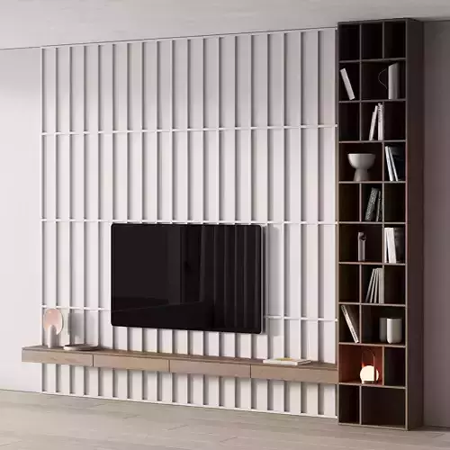 508 tv wall kit 12 minimal living room zone with rack and decor