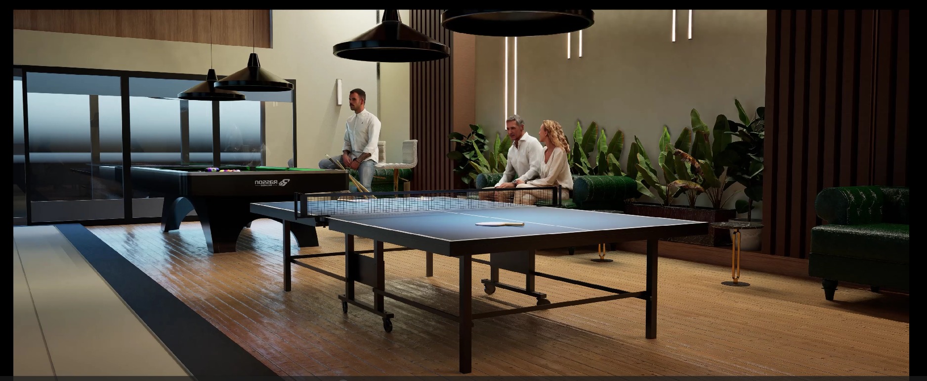 Luxury Gym and Indoor Games 3D Model Low-poly 3D model_9