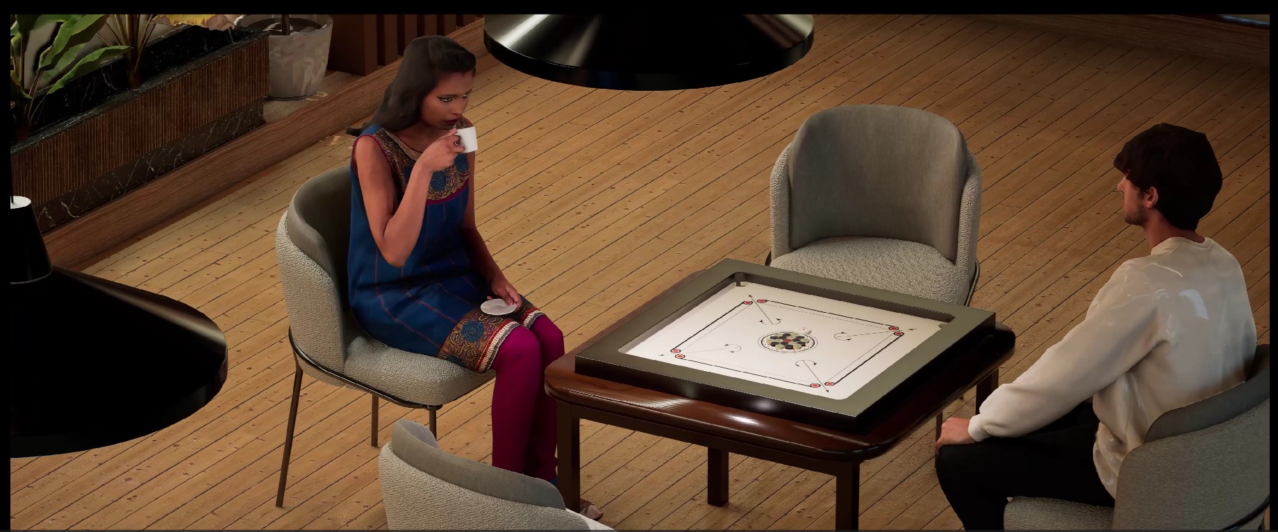 Luxury Gym and Indoor Games 3D Model Low-poly 3D model_8