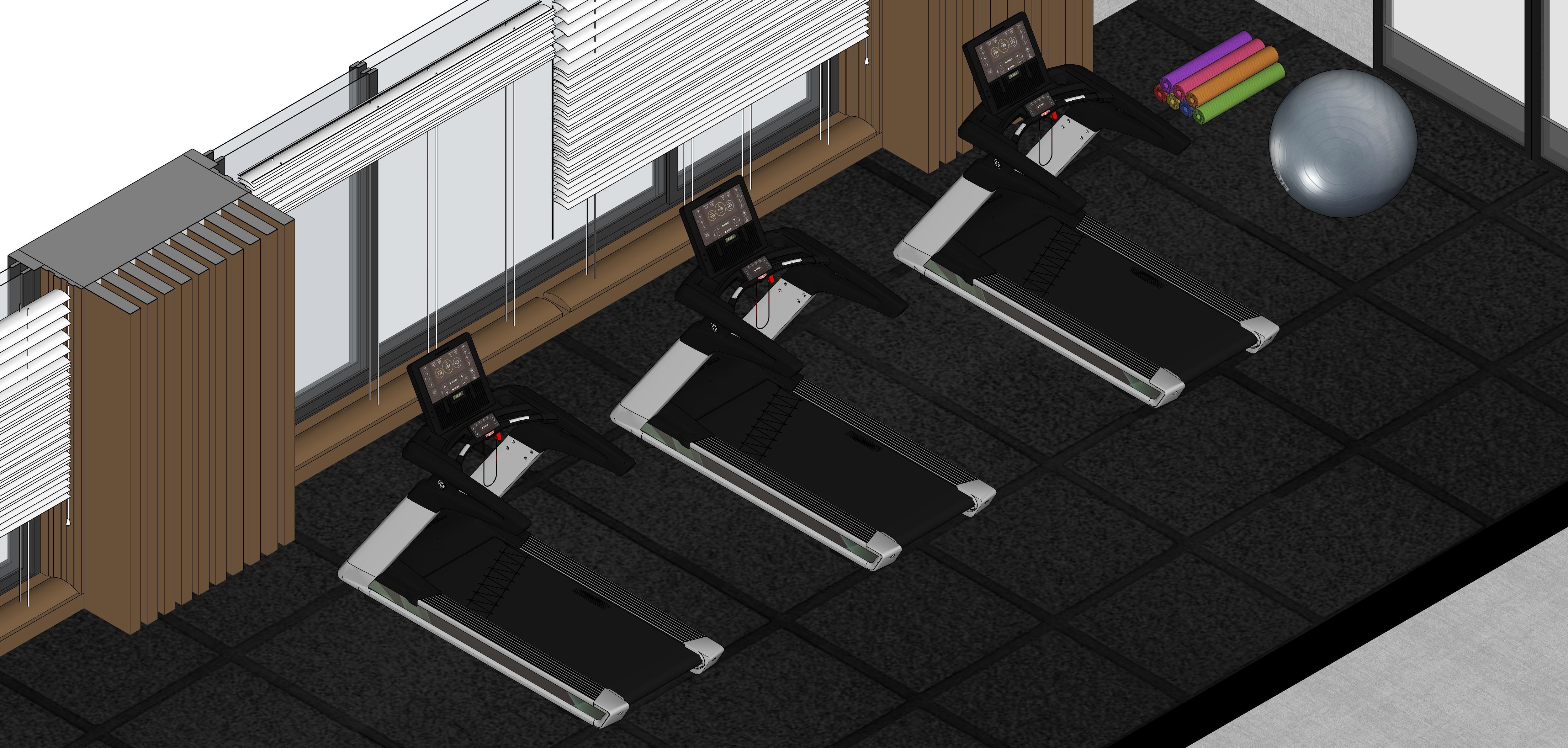 Luxury Gym and Indoor Games 3D Model Low-poly 3D model_16