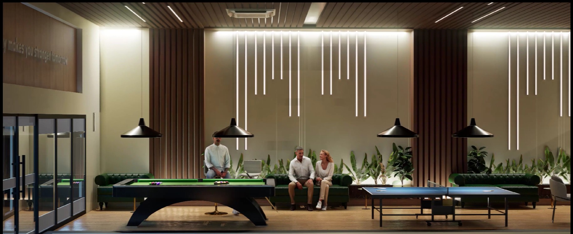 Luxury Gym and Indoor Games 3D Model Low-poly 3D model_3