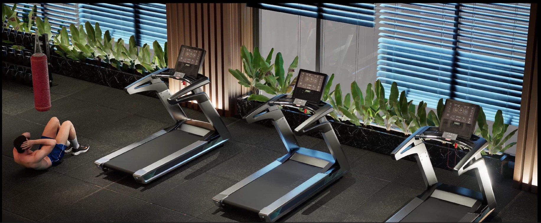 Luxury Gym and Indoor Games 3D Model Low-poly 3D model_7