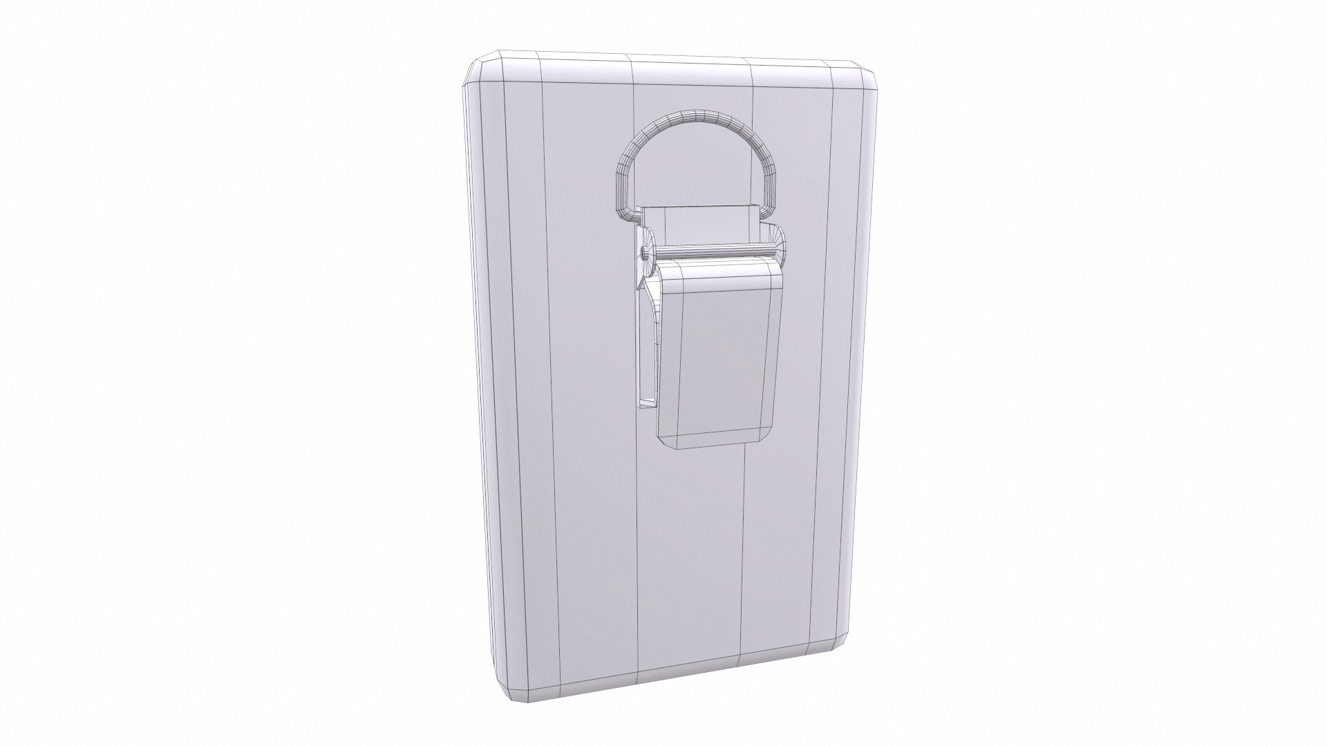 Atmospheric Monitor Low Poly Low-poly 3D model_18