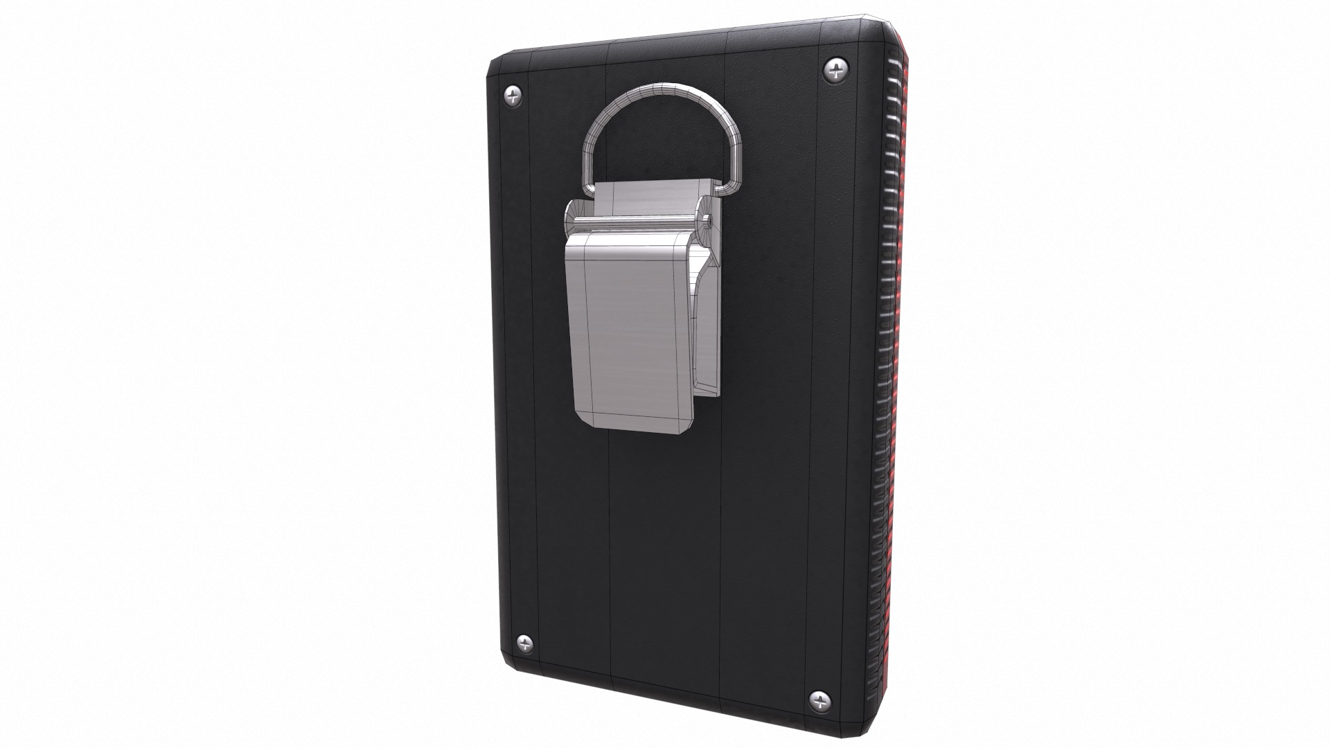 Atmospheric Monitor Low Poly Low-poly 3D model_14