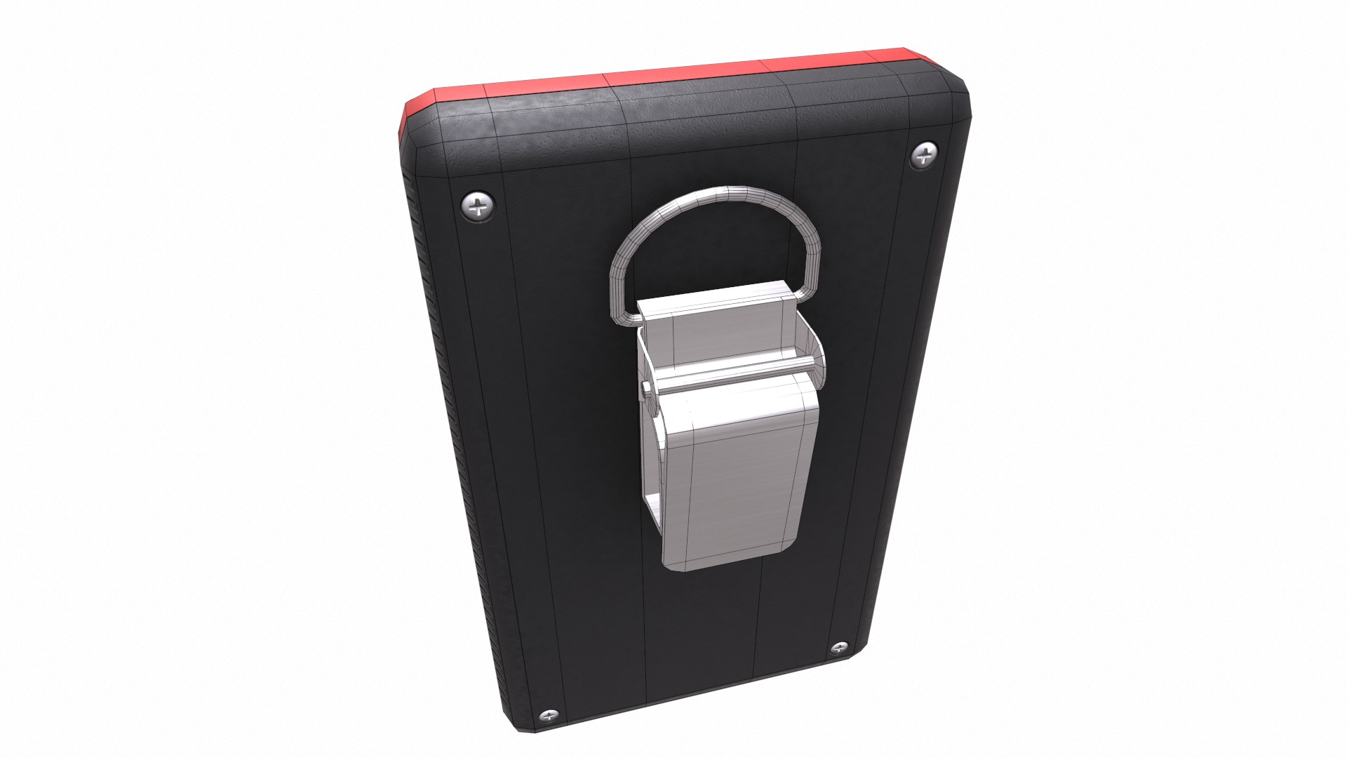 Atmospheric Monitor Low Poly Low-poly 3D model_15