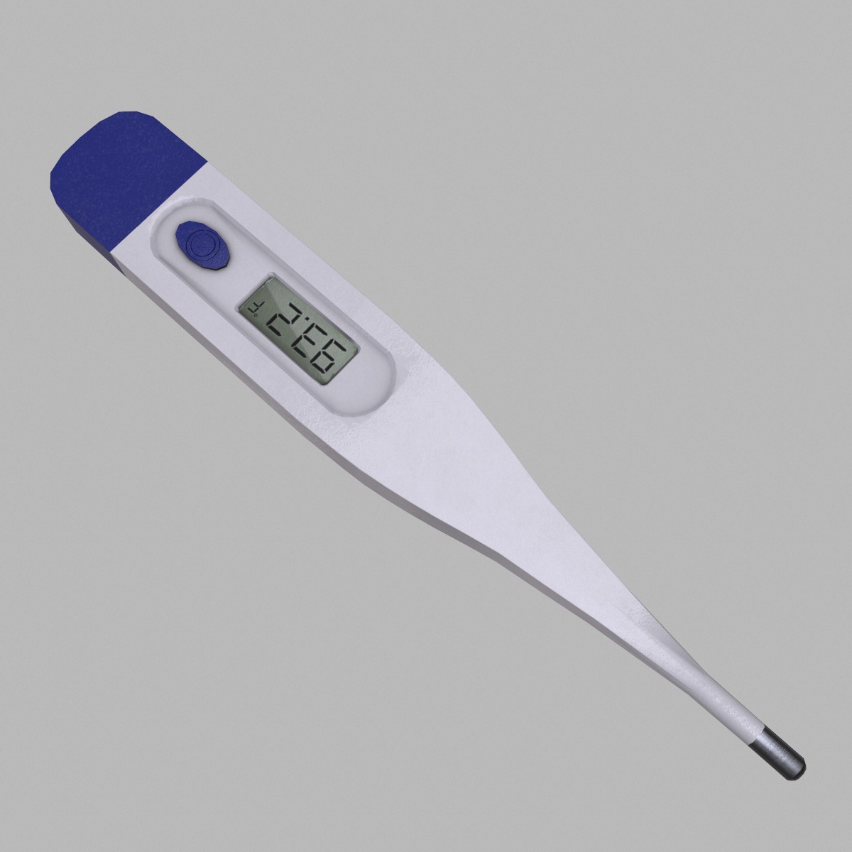 Thermometer Low Poly Low-poly 3D model_1